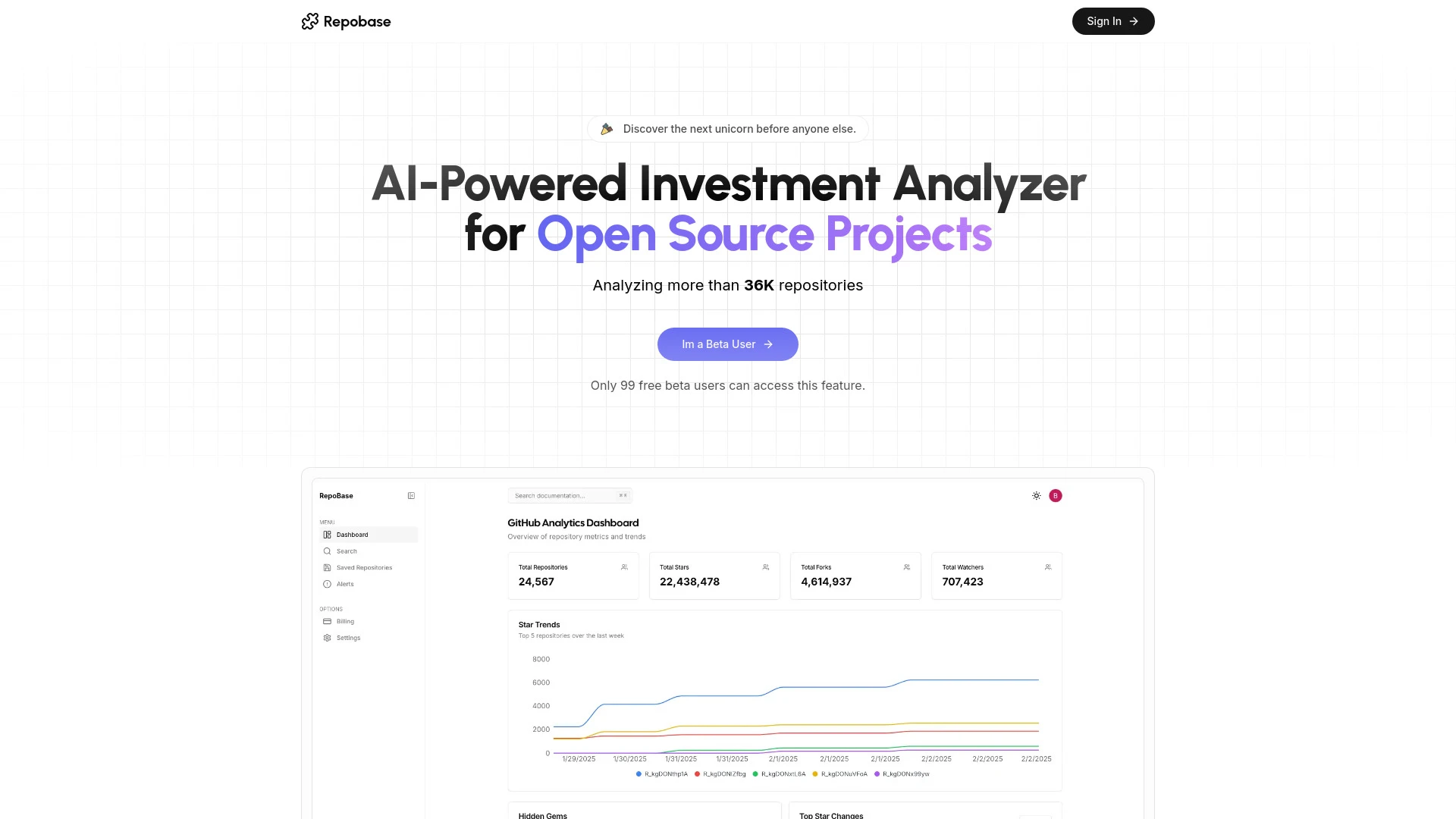 RepoBase - AI Tool Ocean