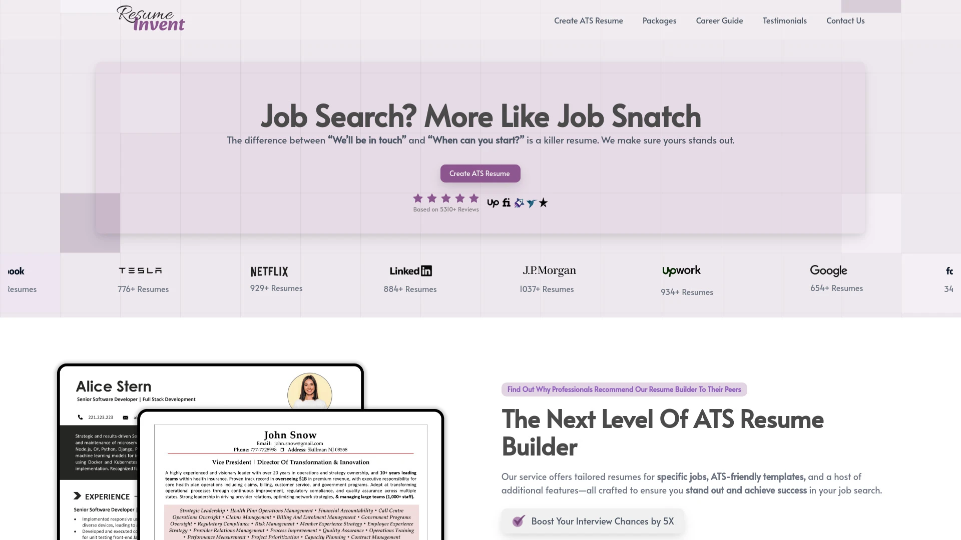 ResumeInvent - AI Tool Ocean