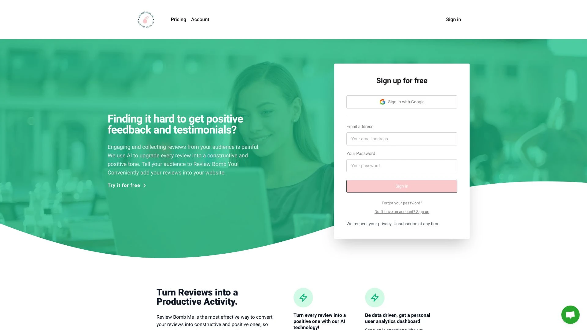 Review Bomb Me - AI Tool Ocean