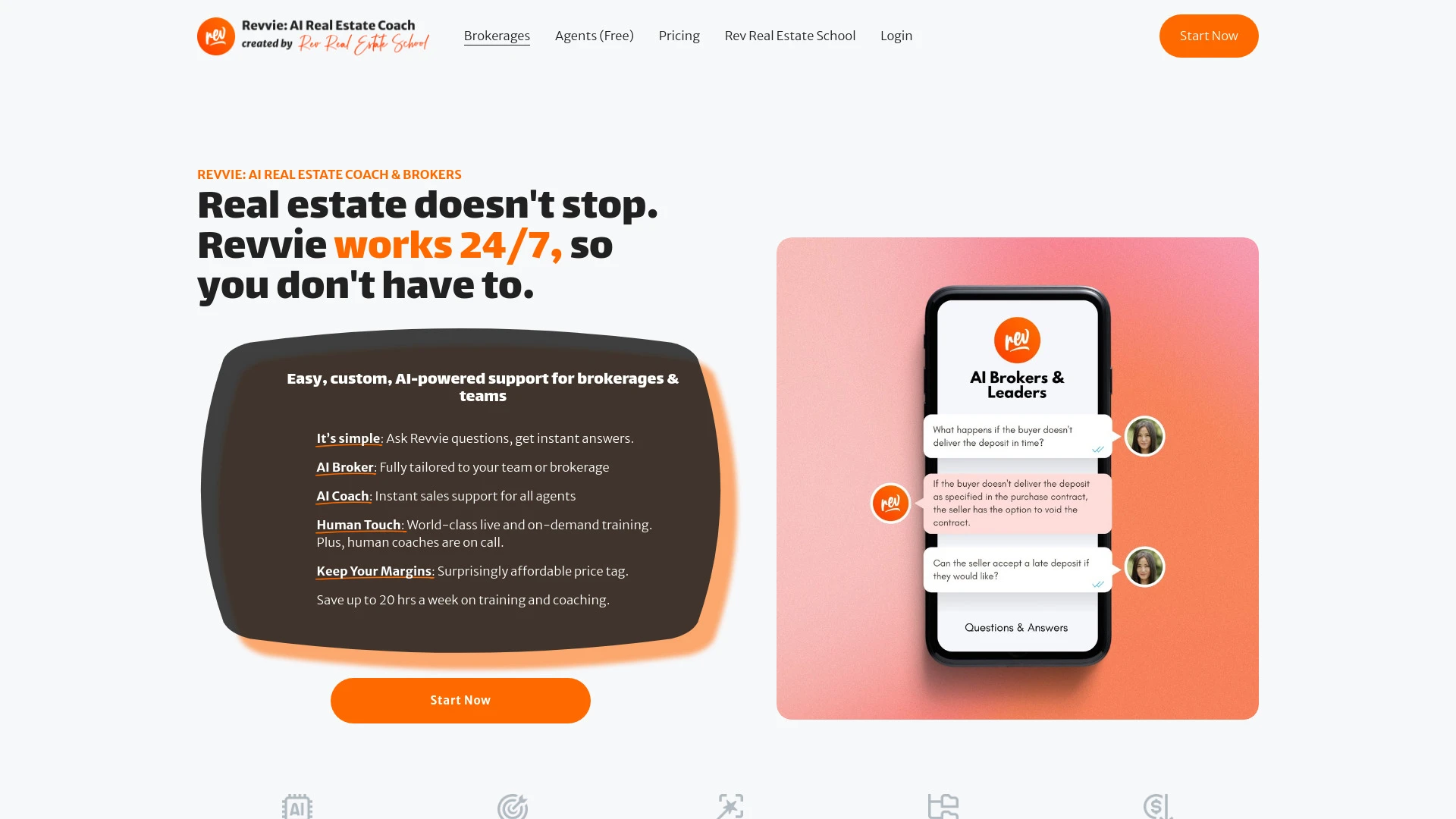 Revvie: AI Real Estate Coach & Brokers - AI Tool Ocean
