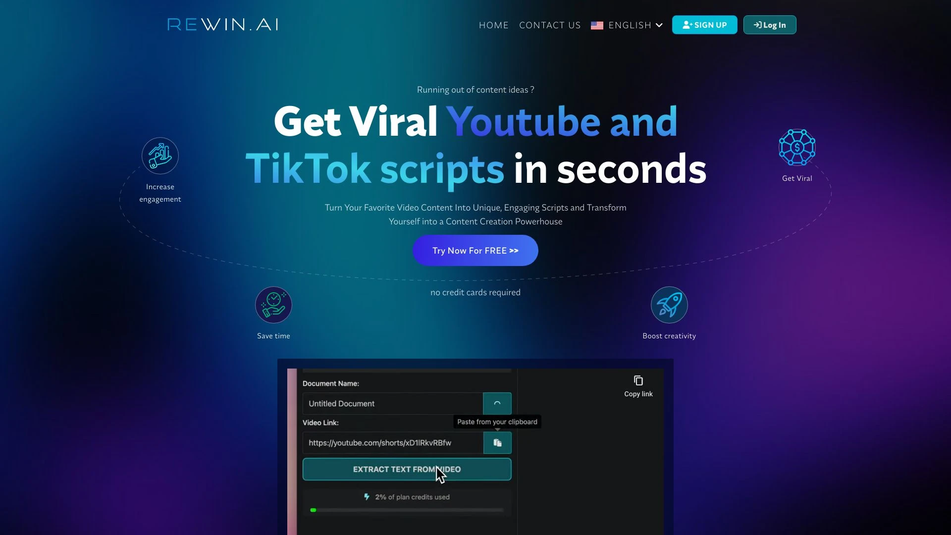 REWIN.AI - AI Tool Ocean