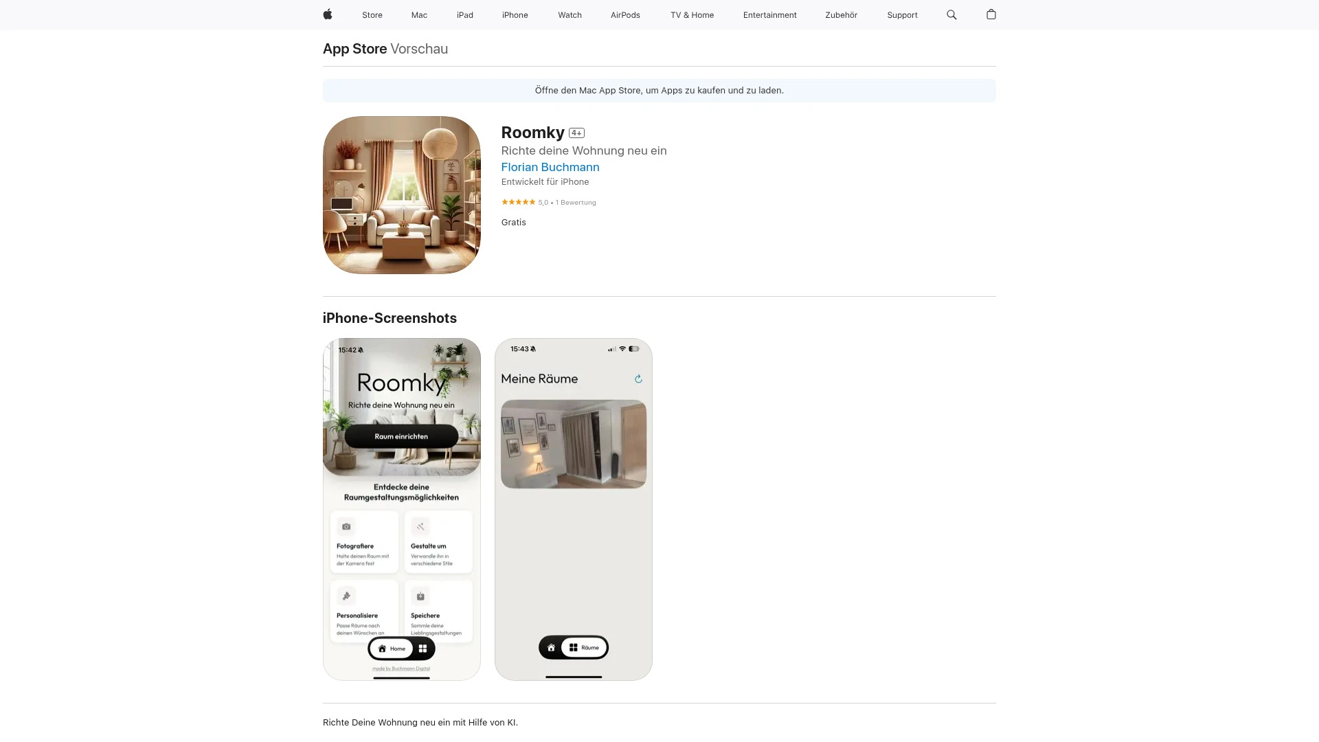 Roomky - AI Tool Ocean