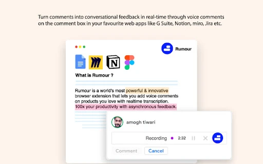 Rumour - Chrome Extension - AI Tool Ocean