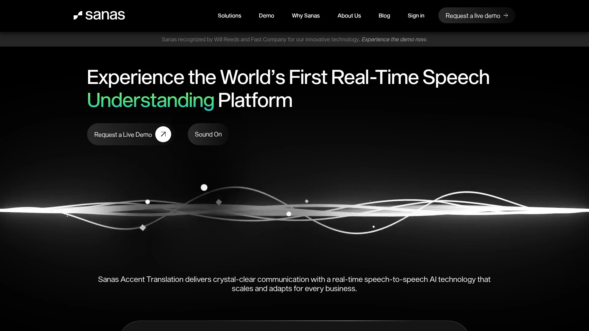 Sanas - AI Tool Ocean