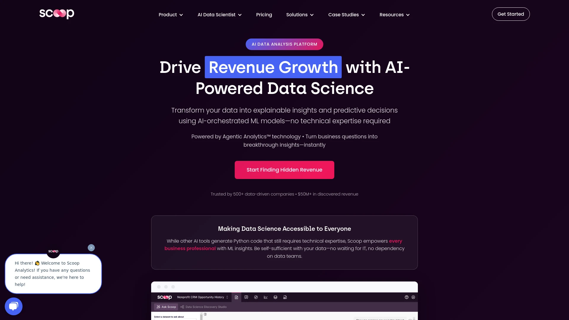 Scoop Analytics - AI Tool Ocean
