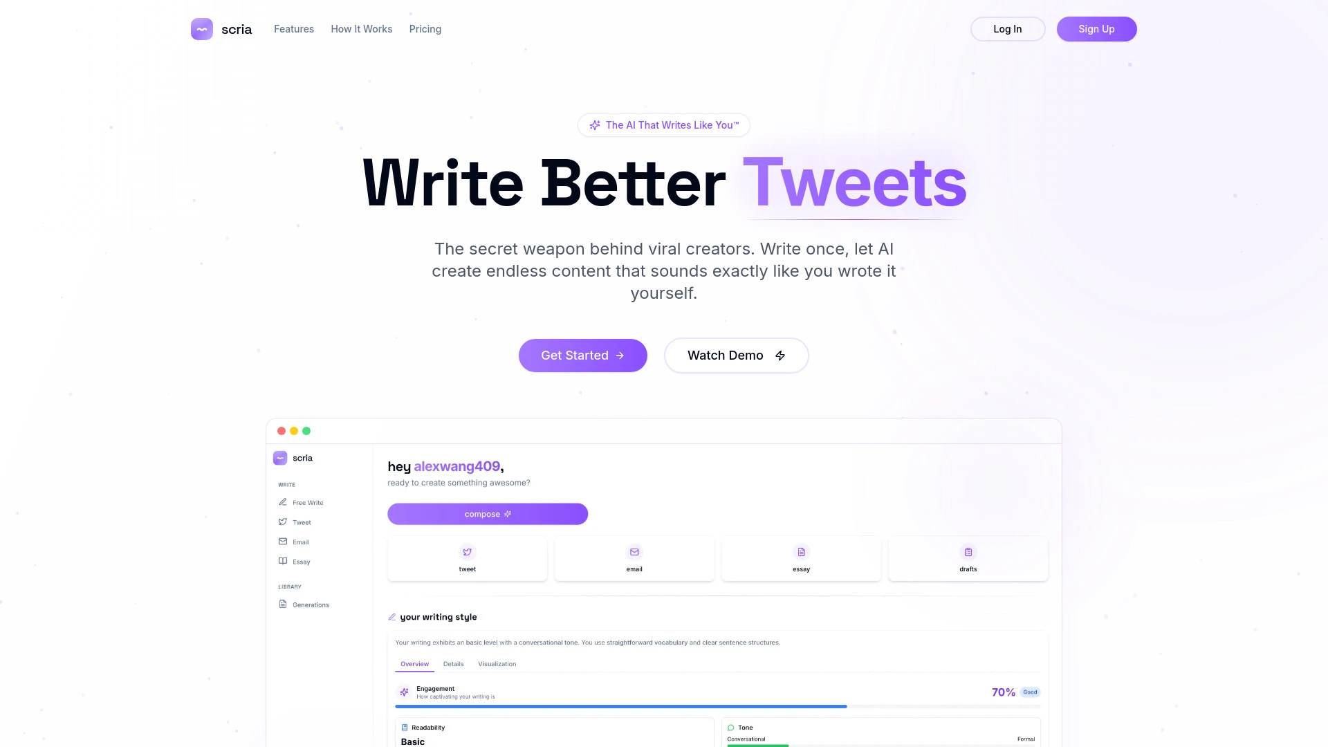 Scria AI - AI Tool Ocean