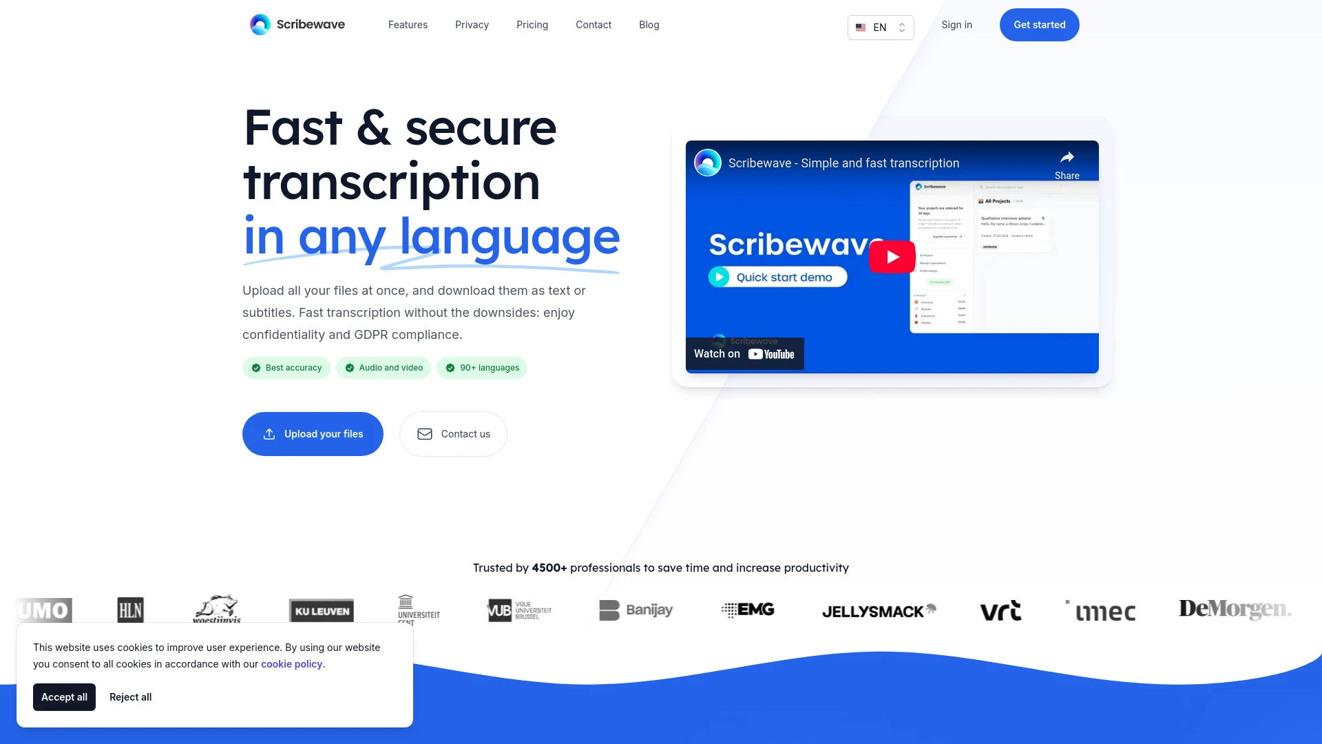 Scribewave - AI Tool Ocean