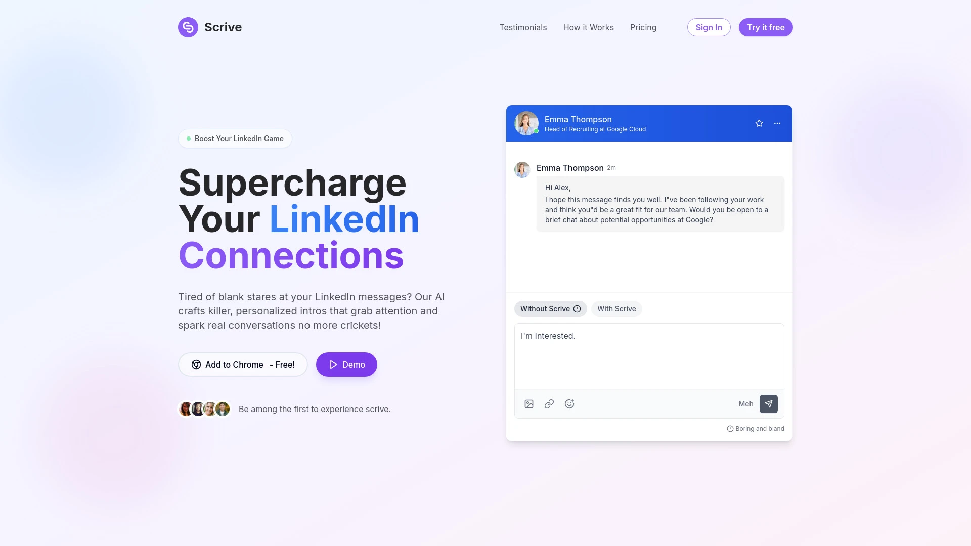 Scrive - AI Tool Ocean