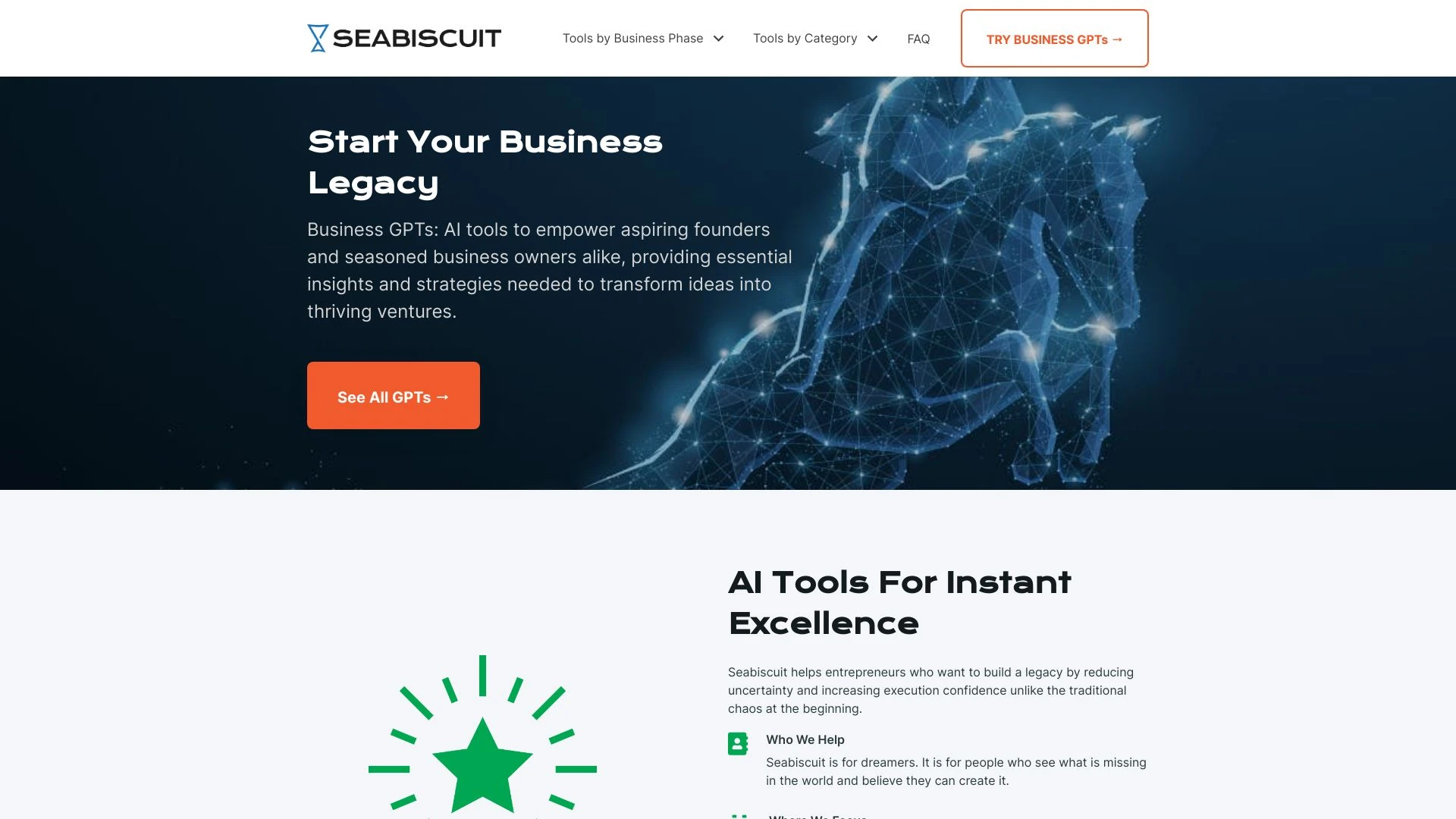 Seabiscuit AI - AI Tool Ocean