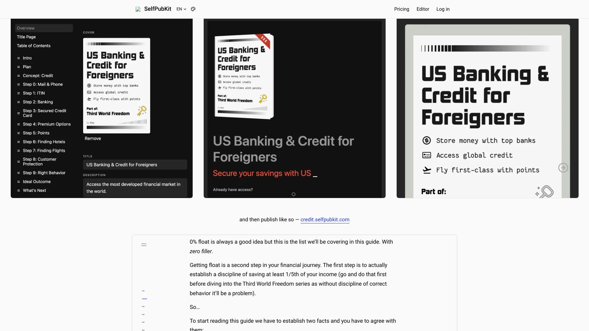SelfPubKit - AI Tool Ocean