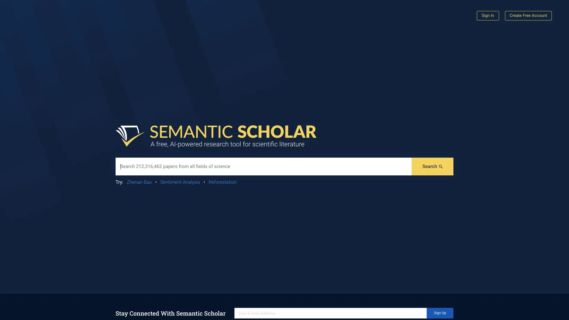 Semantic Scholar - AI Tool Ocean