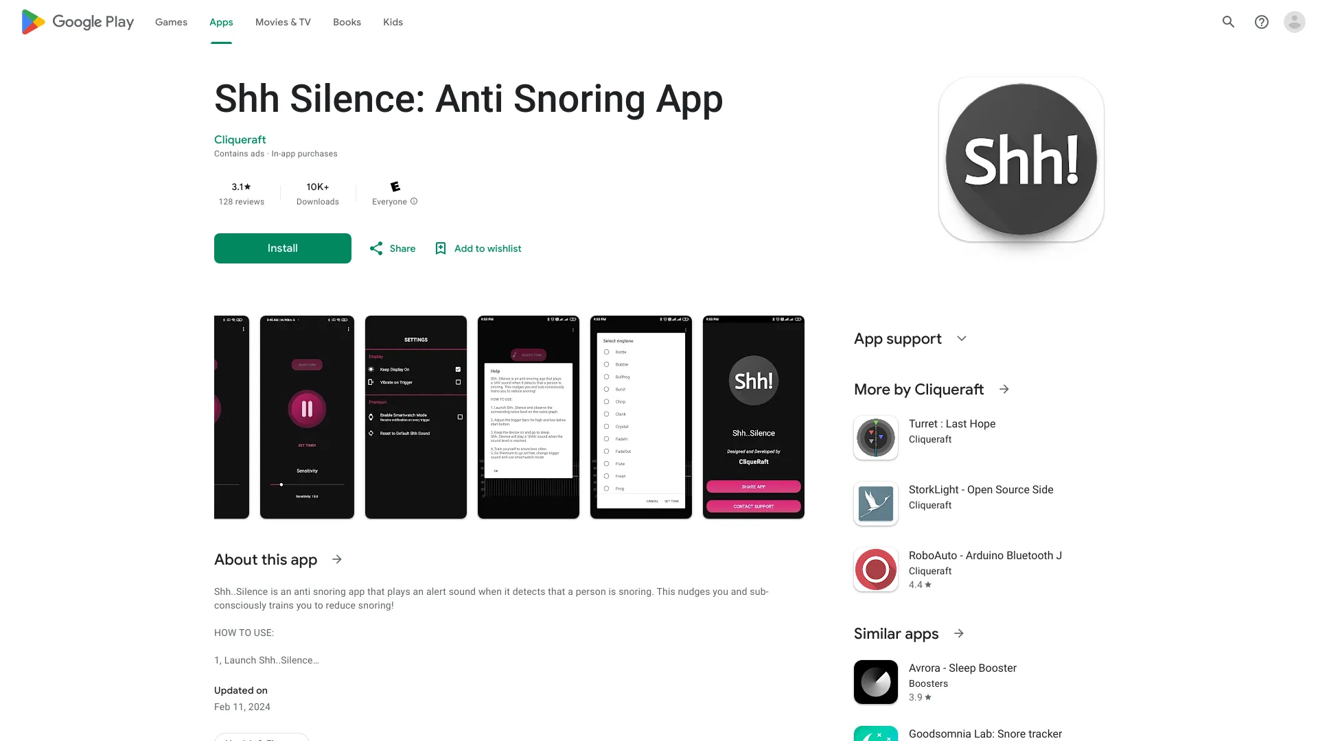 Shh.. Silence: Anti Snoring App - AI Tool Ocean