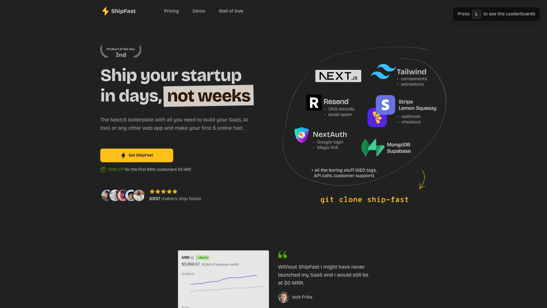 ShipFast - AI Tool Ocean
