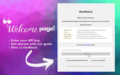 Shortkut AI - Chrome Extension - AI Tool Ocean