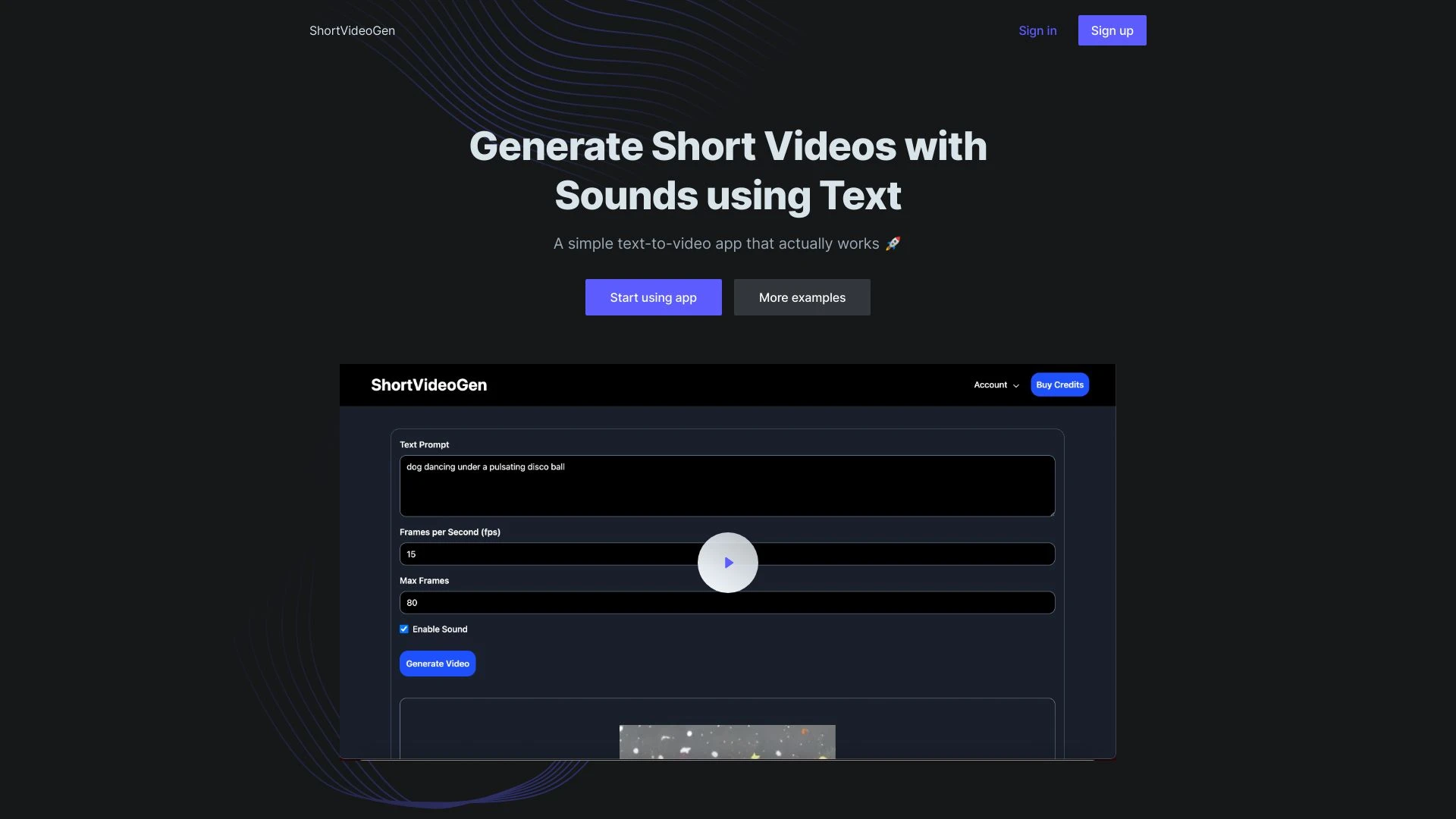 ShortVideoGen - AI Tool Ocean
