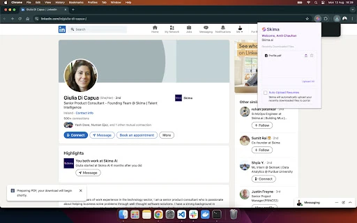 SKIMA - Chrome Extension - AI Tool Ocean