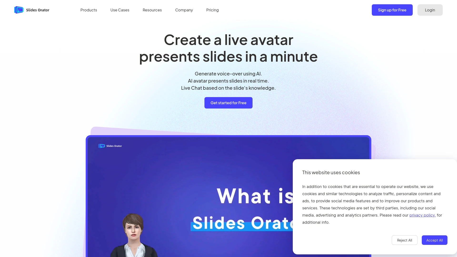SlidesOrator - AI Tool Ocean