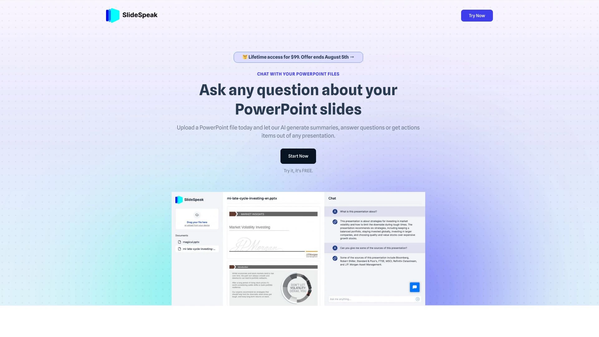 SlideSpeak - AI Tool Ocean