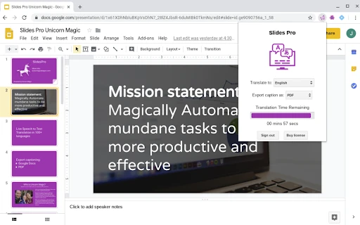 SlidesPro - Chrome Extension - AI Tool Ocean