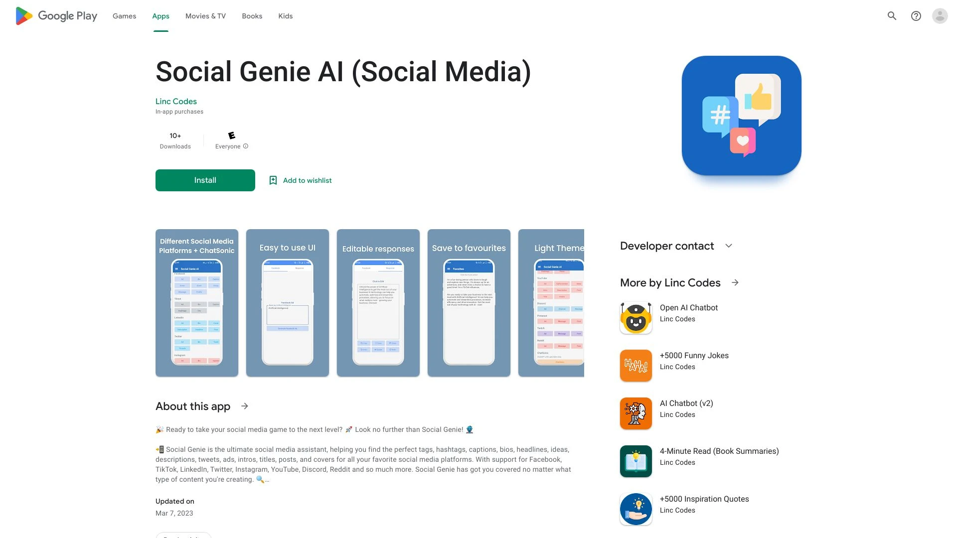 Social Genie AI - AI Tool Ocean