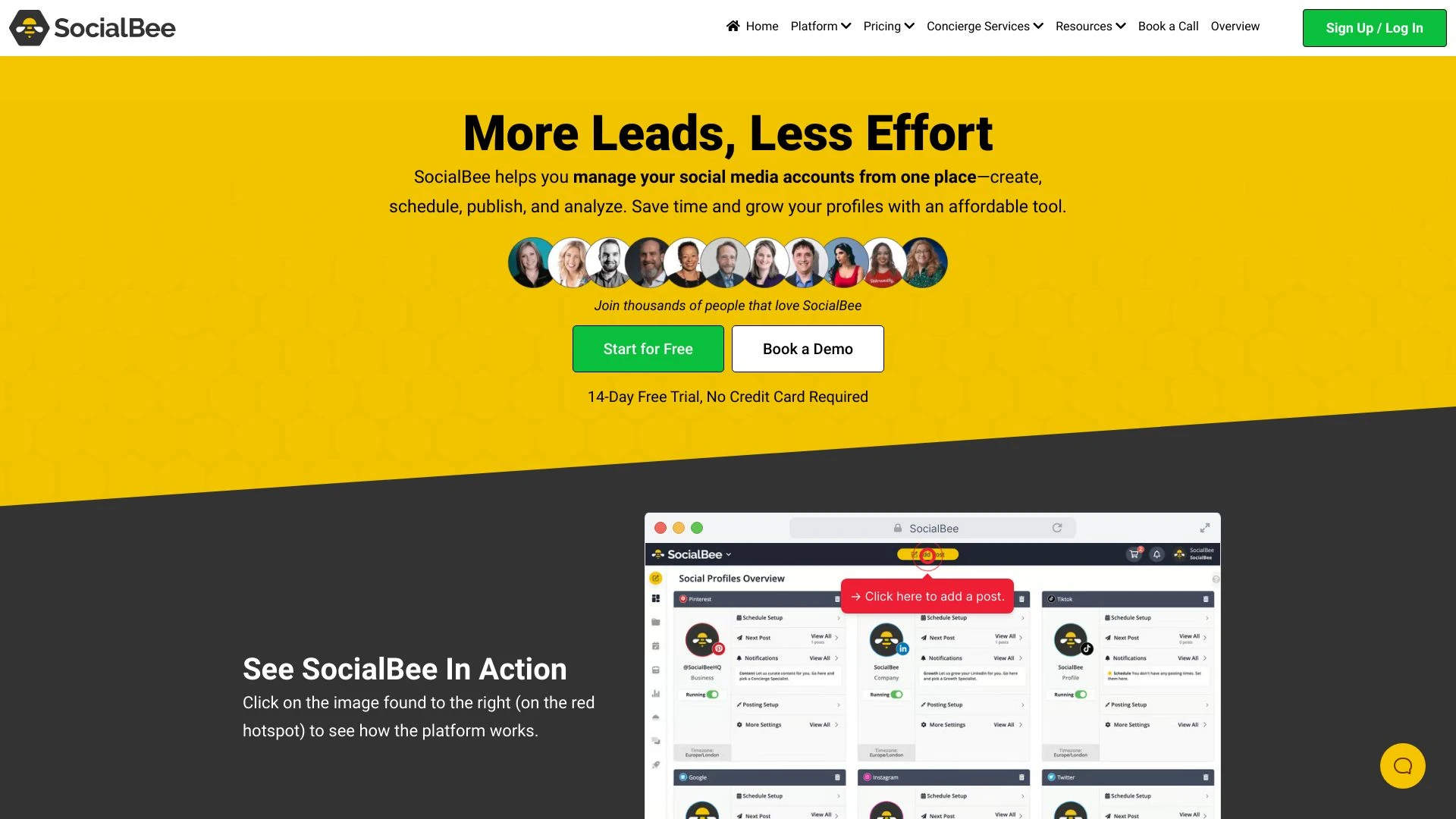 SocialBee - AI Tool Ocean