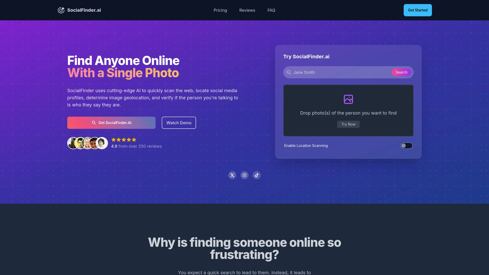 SocialFinder.ai - AI Tool Ocean