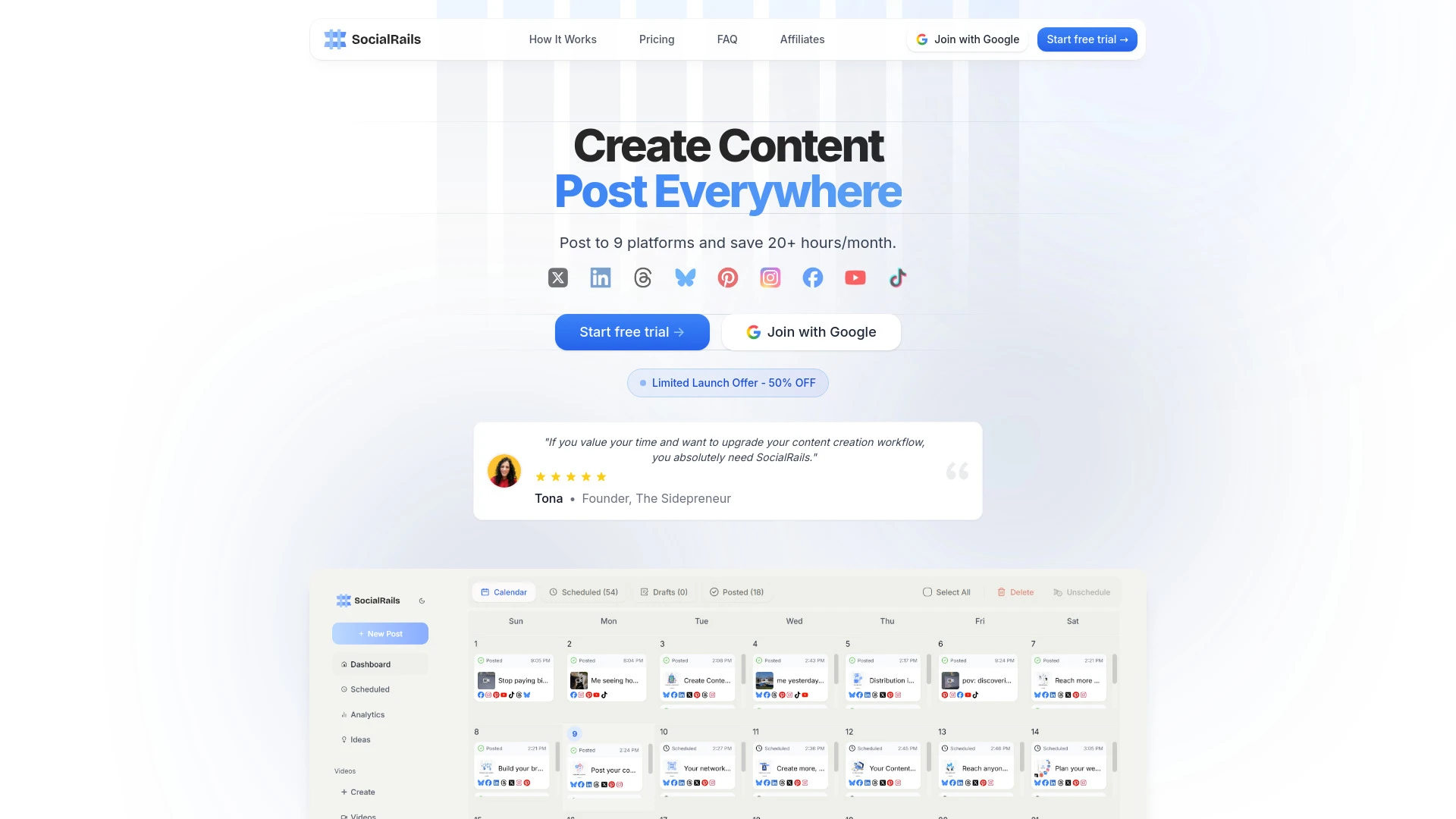 SocialRails - AI Tool Ocean