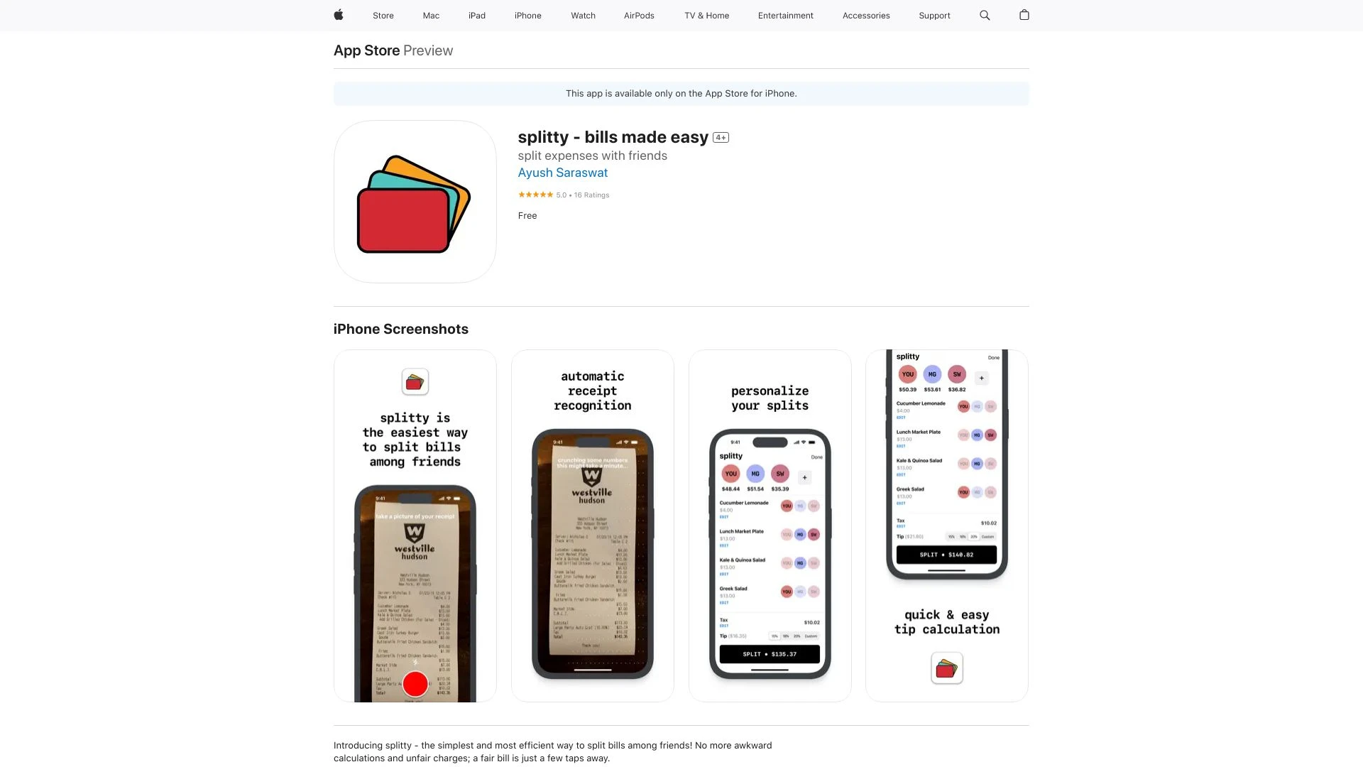 Splitty - AI Tool Ocean