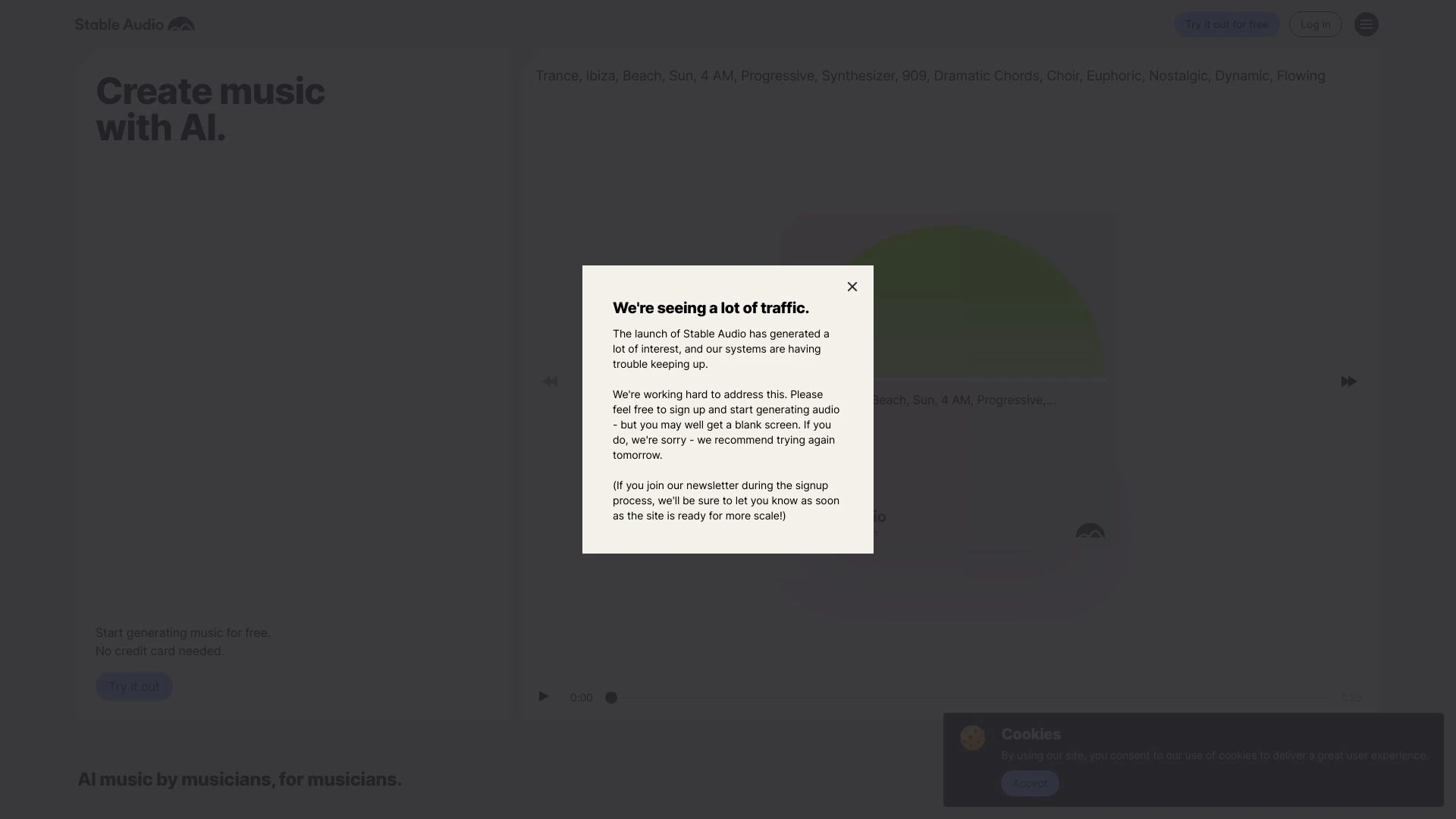 Stable Audio - AI Tool Ocean