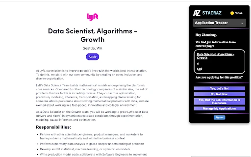 STAIRAZ Job Assistant - Chrome Extension - AI Tool Ocean