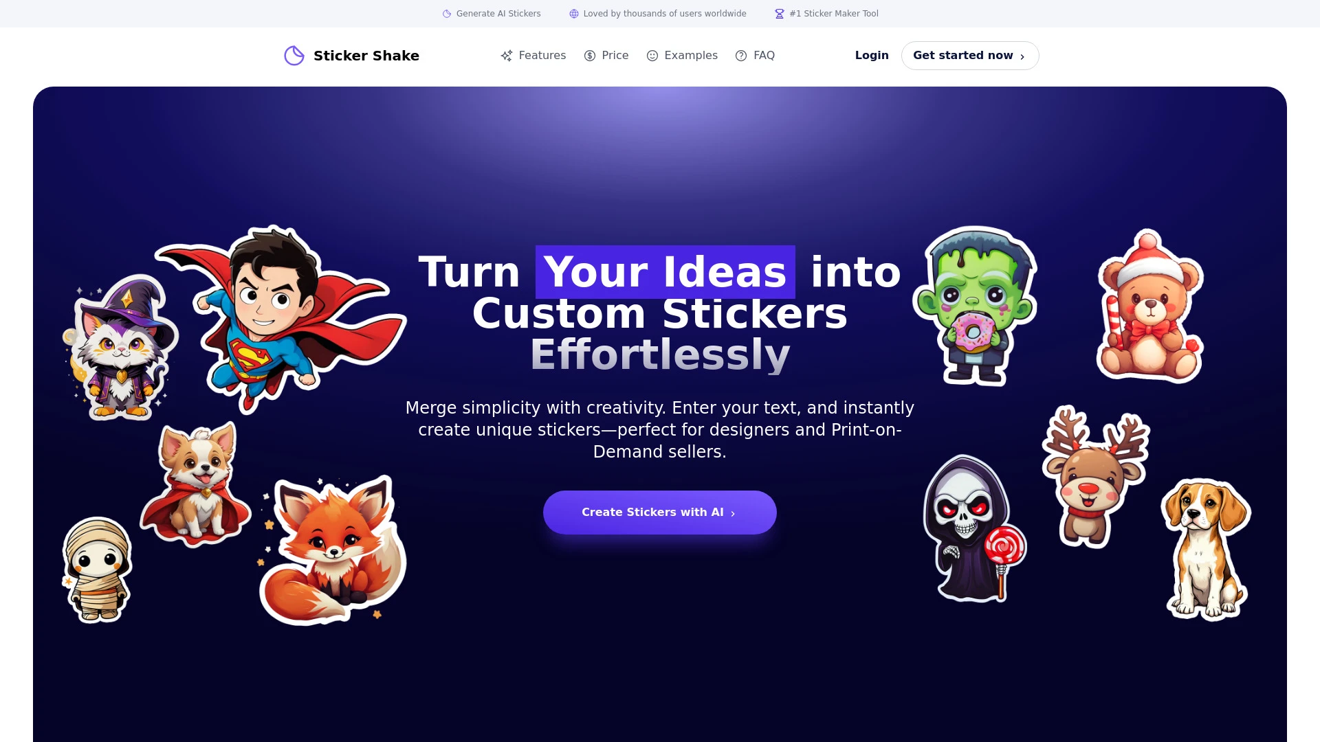 Sticker Shake - AI Tool Ocean