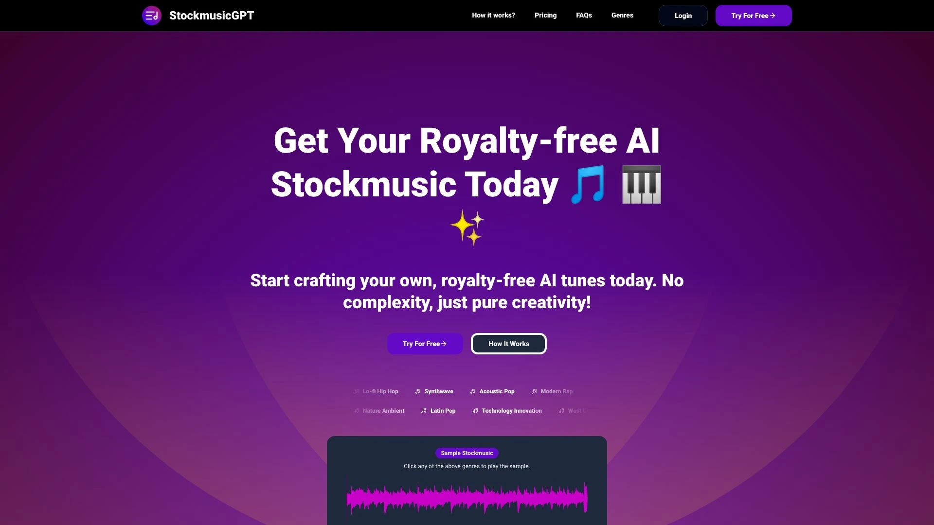 StockmusicGPT - AI Tool Ocean