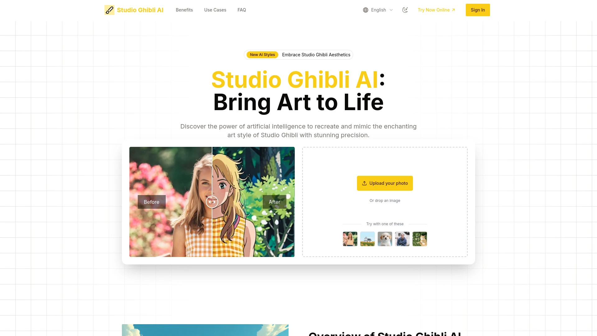 Studio Ghibli AI - AI Tool Ocean