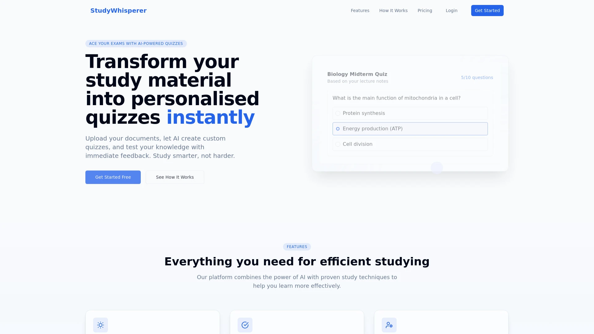 StudyWhisperer - AI Tool Ocean