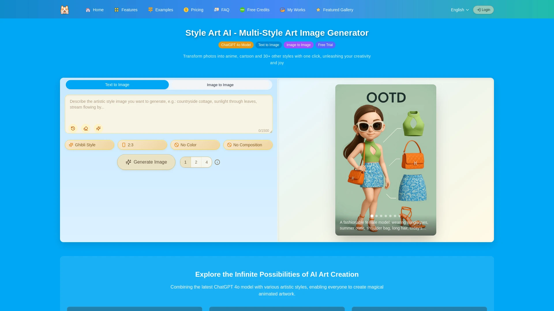 Style Art AI - AI Tool Ocean