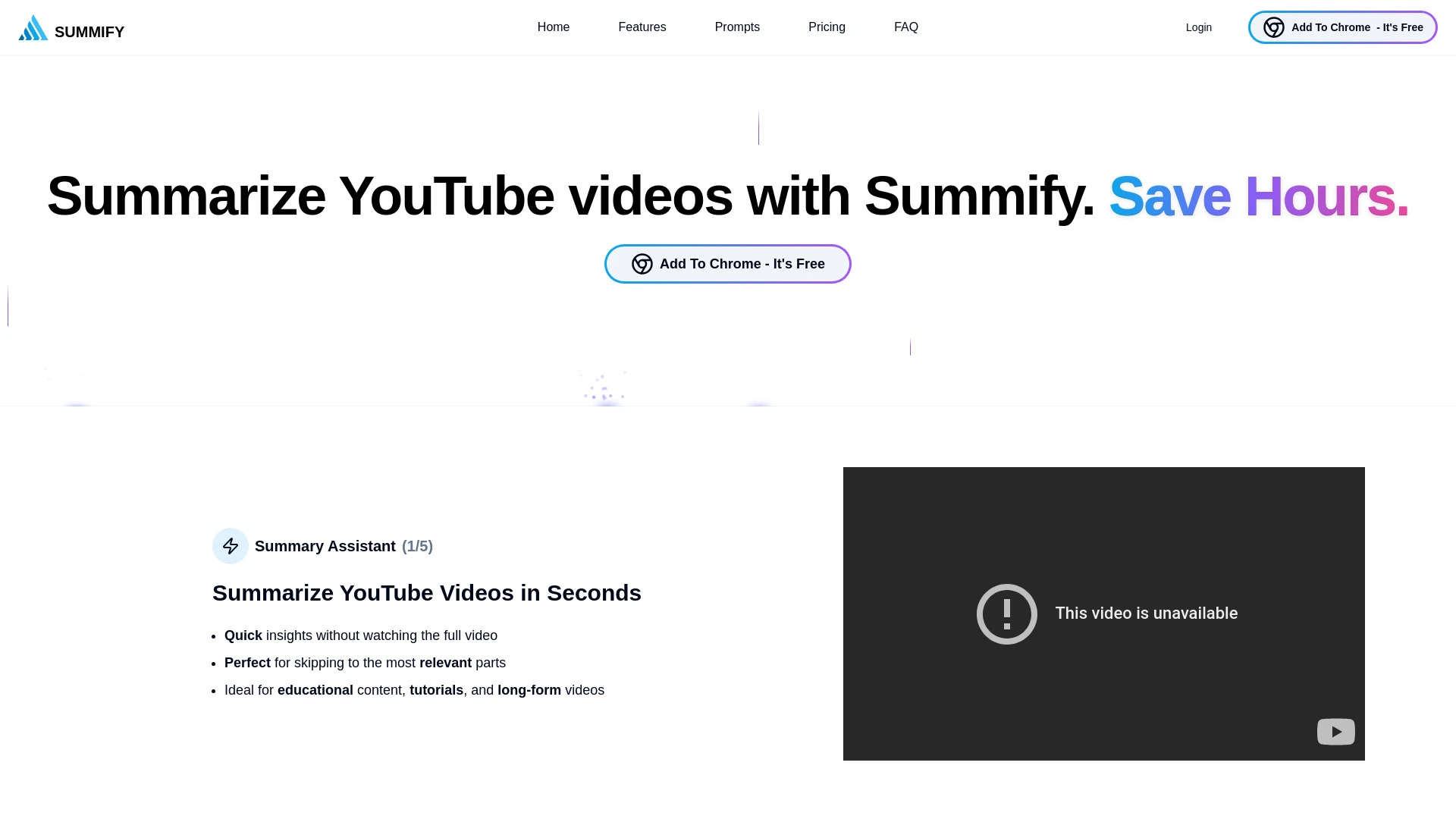 Summify - AI Tool Ocean
