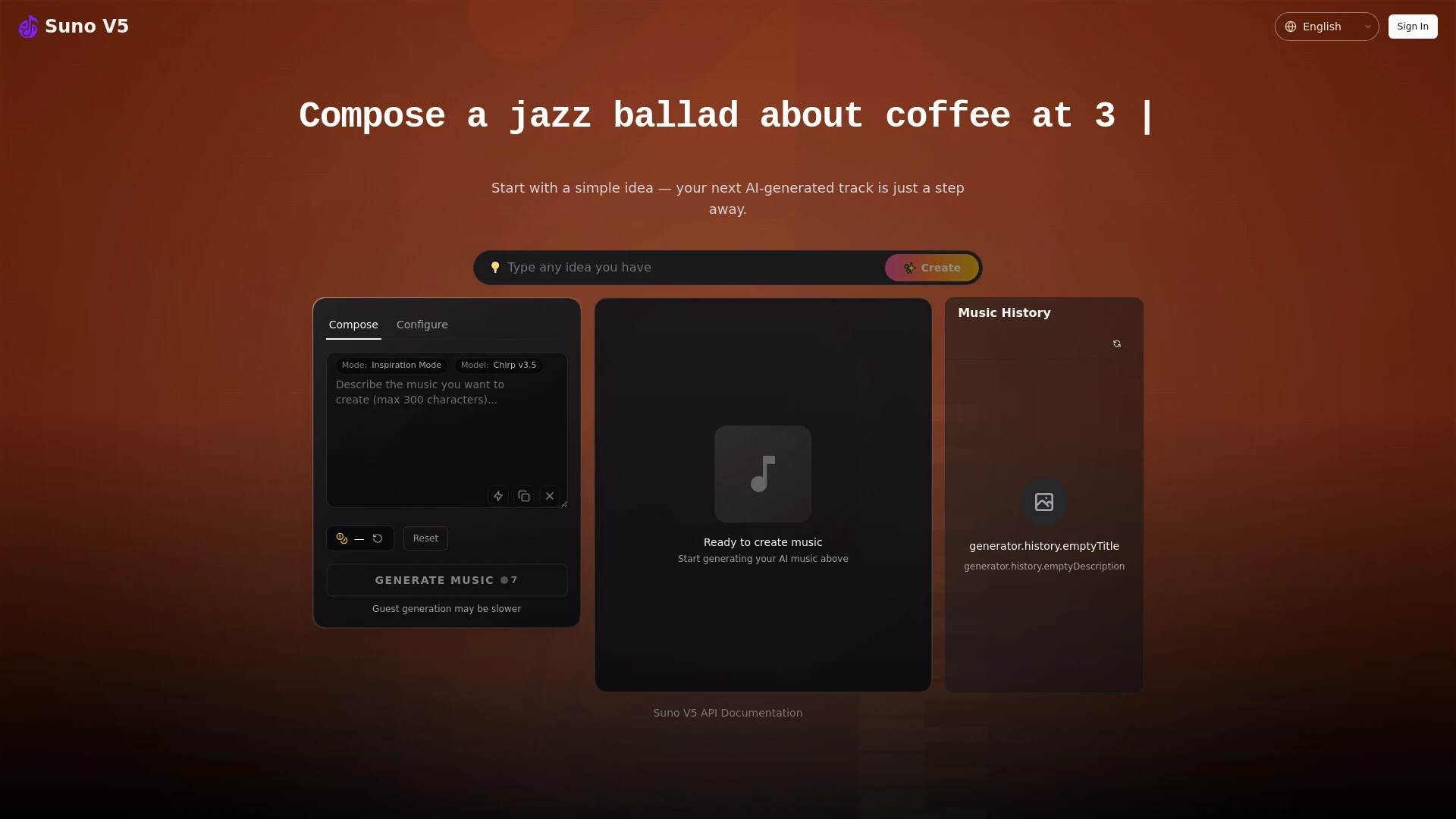Suno V5 App - AI Tool Ocean