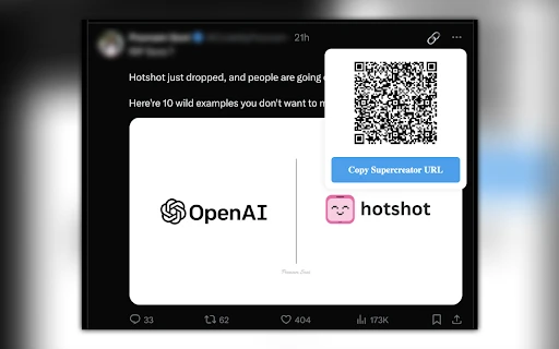 Supercreator.ai for X - Chrome Extension - AI Tool Ocean