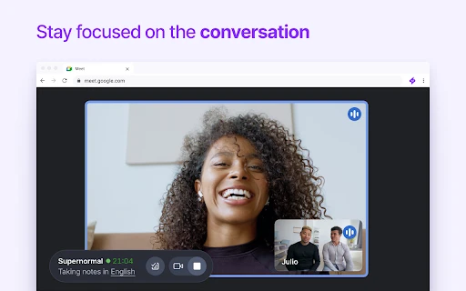 Supernormal - Chrome Extension - AI Tool Ocean