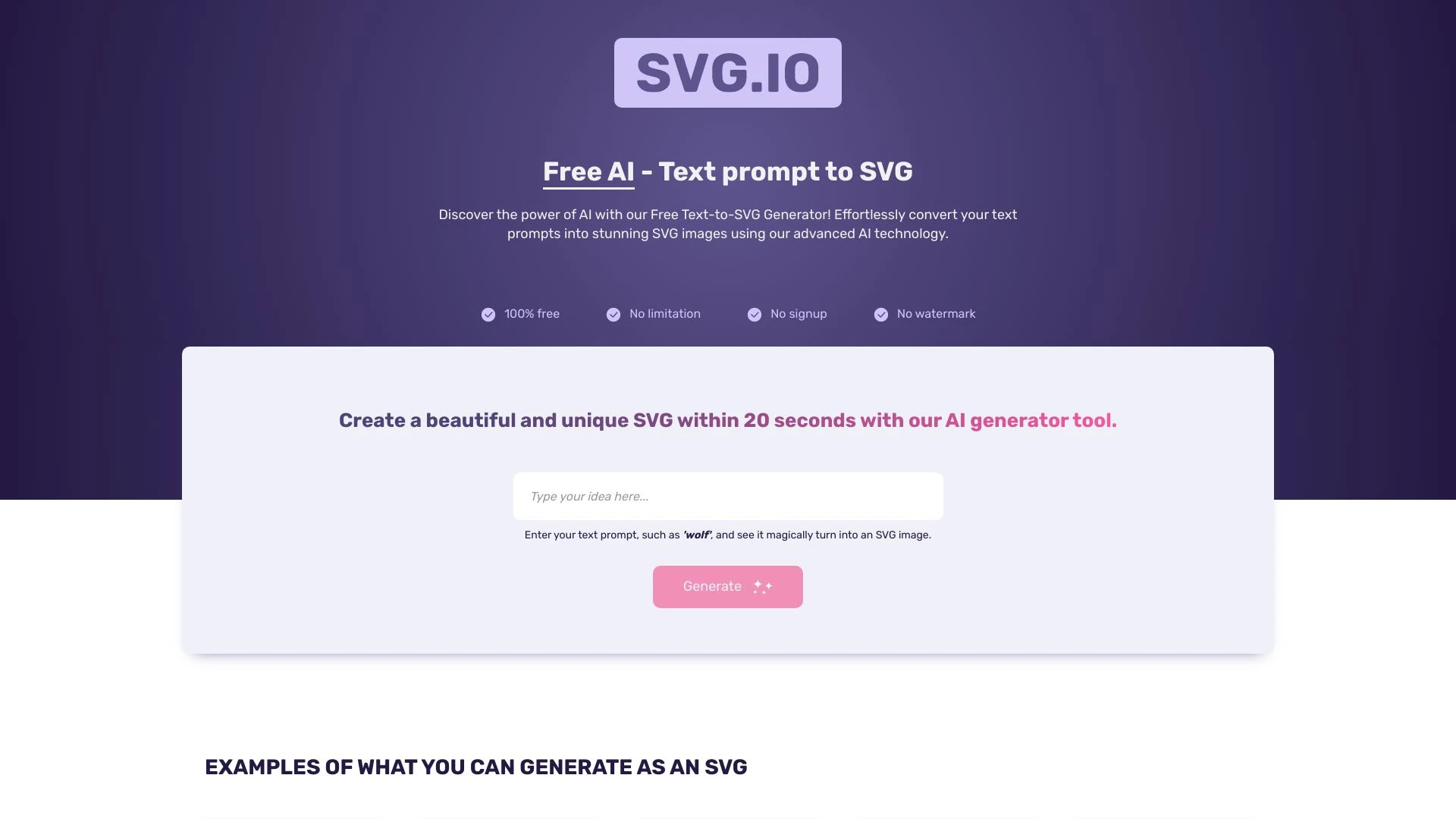 SVG.io - AI Tool Ocean