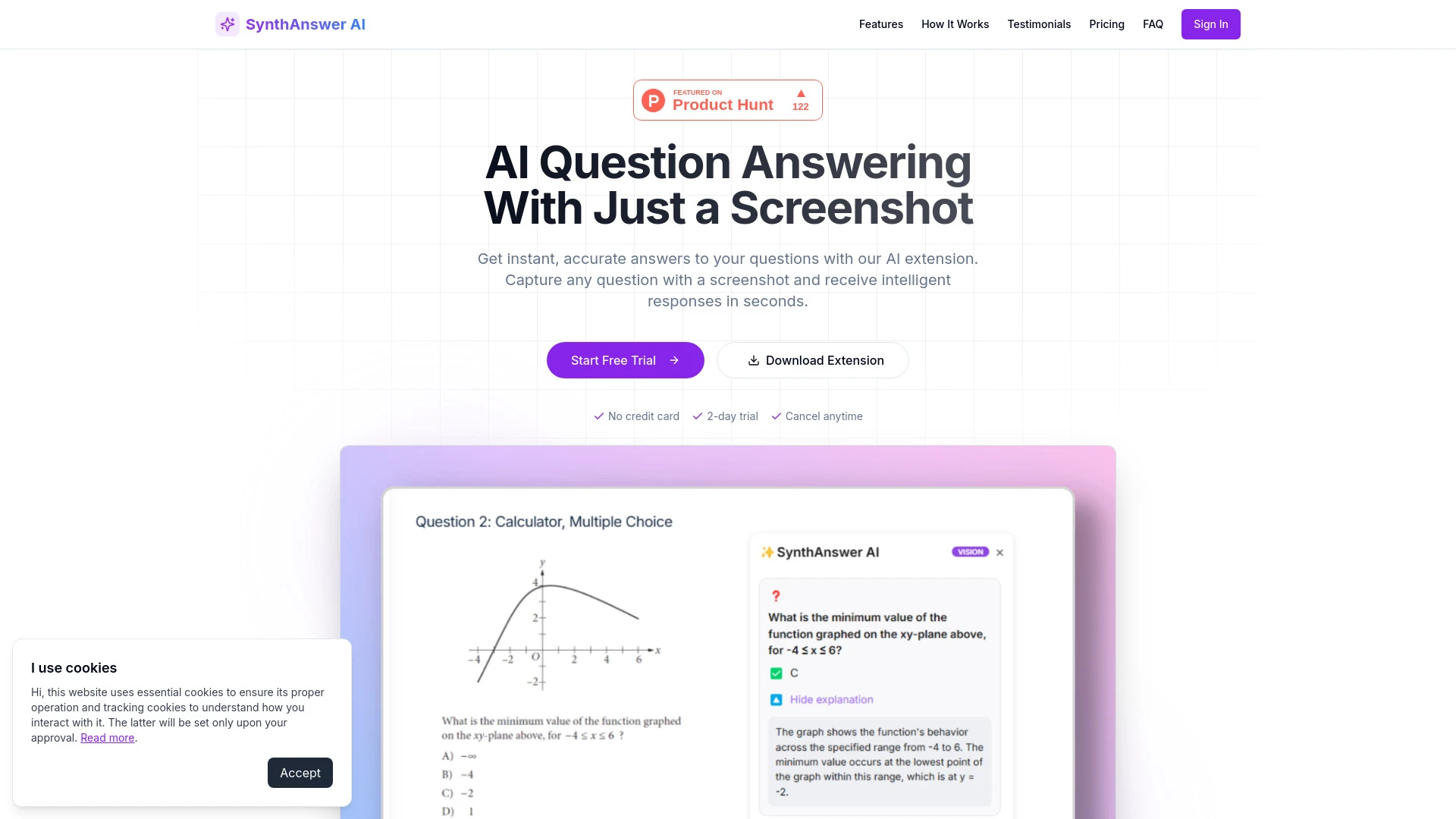 SynthAnswer AI - AI Tool Ocean