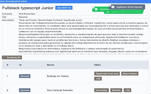 Talent AI - Chrome Extension - AI Tool Ocean