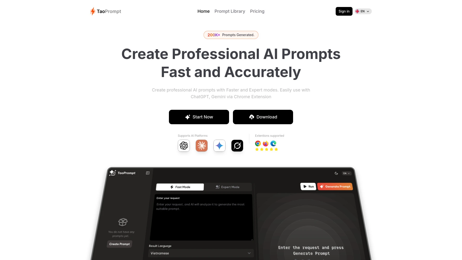 TaoPrompt - AI Tool Ocean