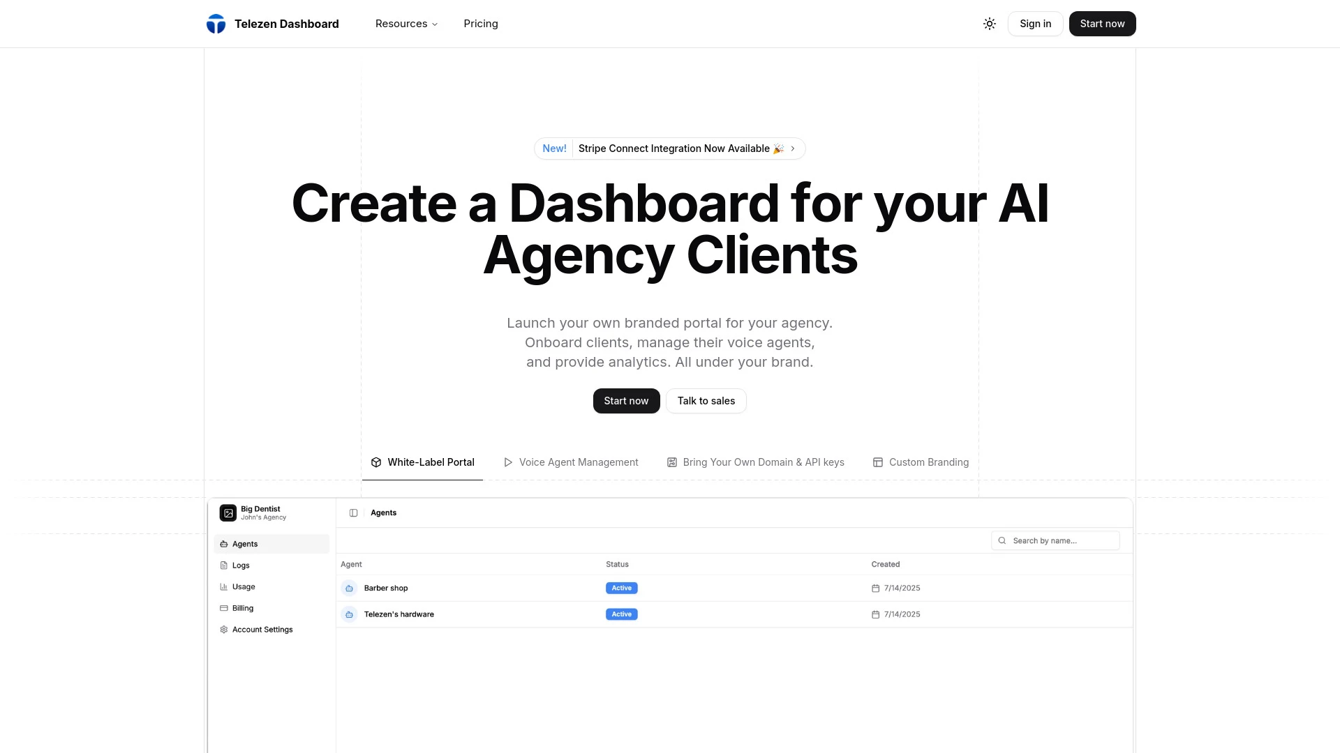 Telezen Dashboard - AI Tool Ocean