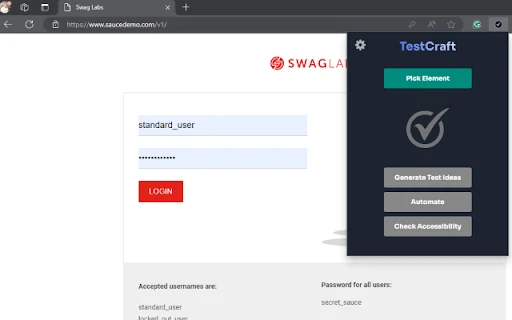 TestCraft - Chrome Extension - AI Tool Ocean