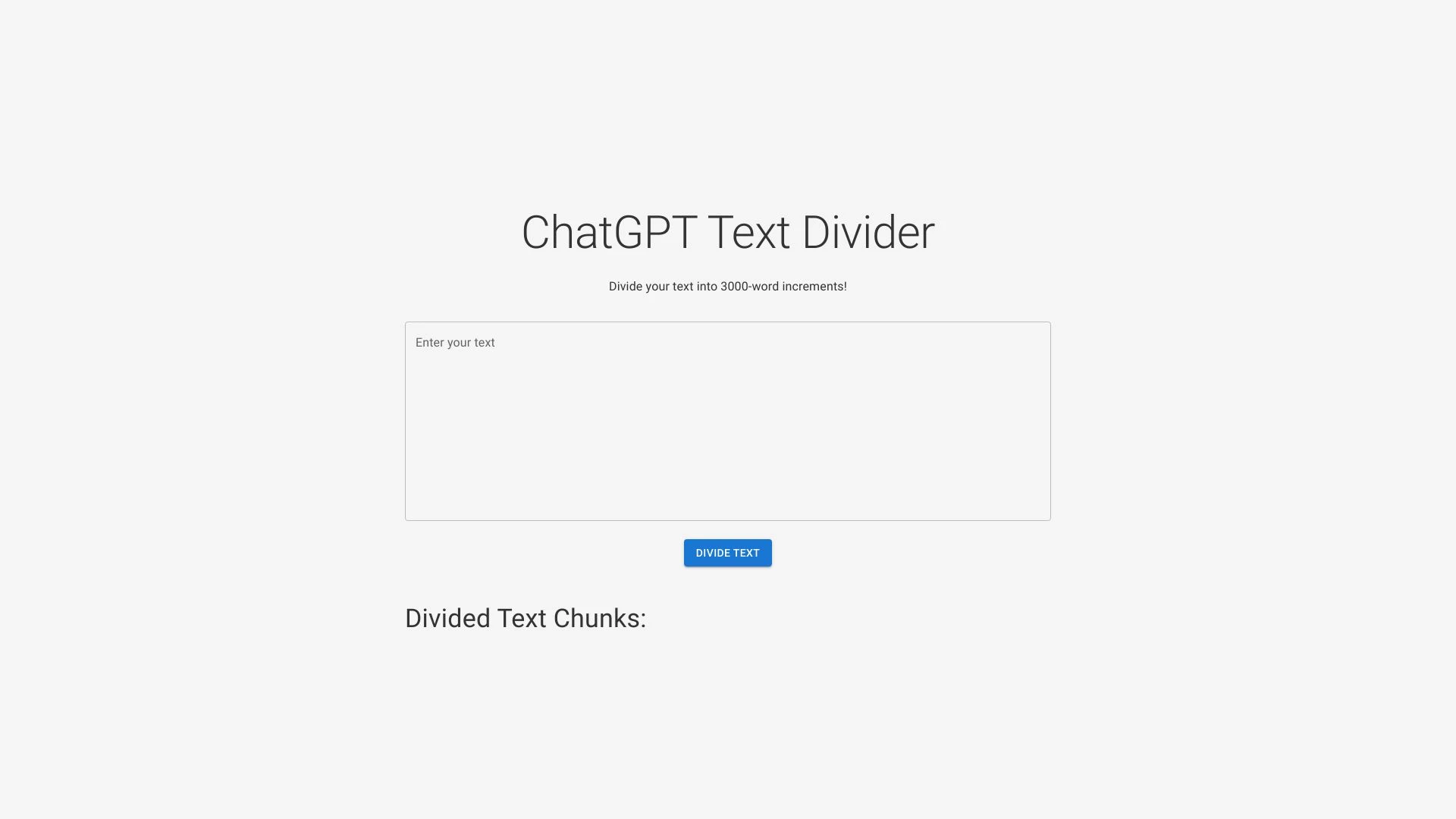 Text Divider - AI Tool Ocean