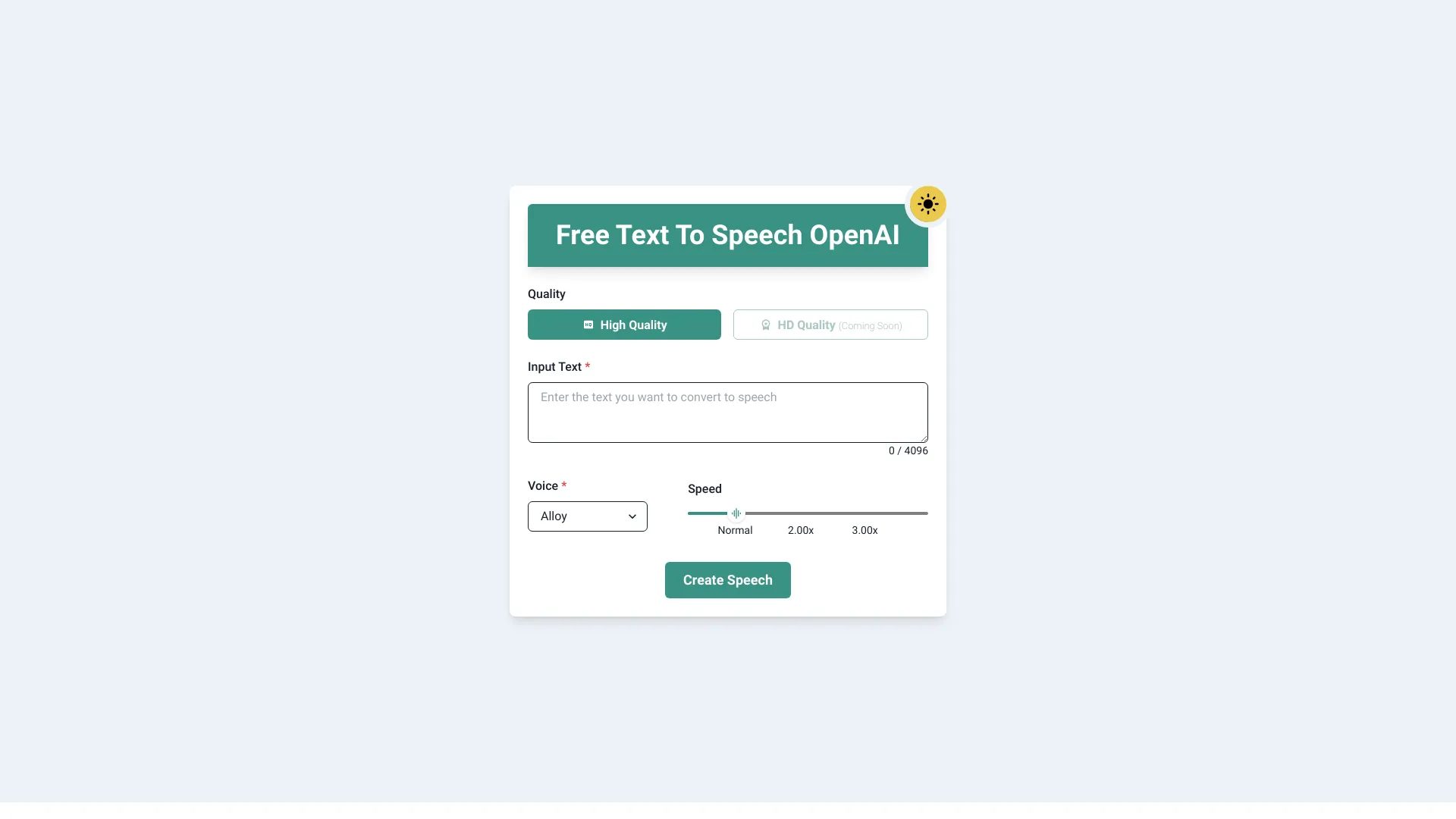 Text To Speech OpenAI - AI Tool Ocean