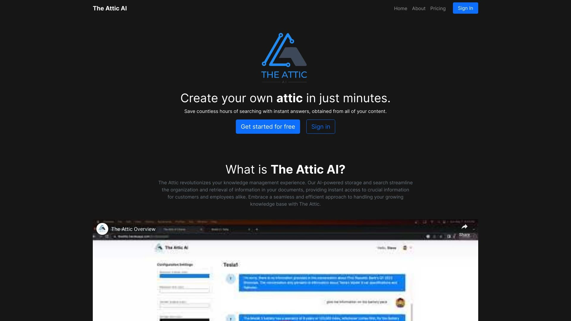 The Attic AI - AI Tool Ocean