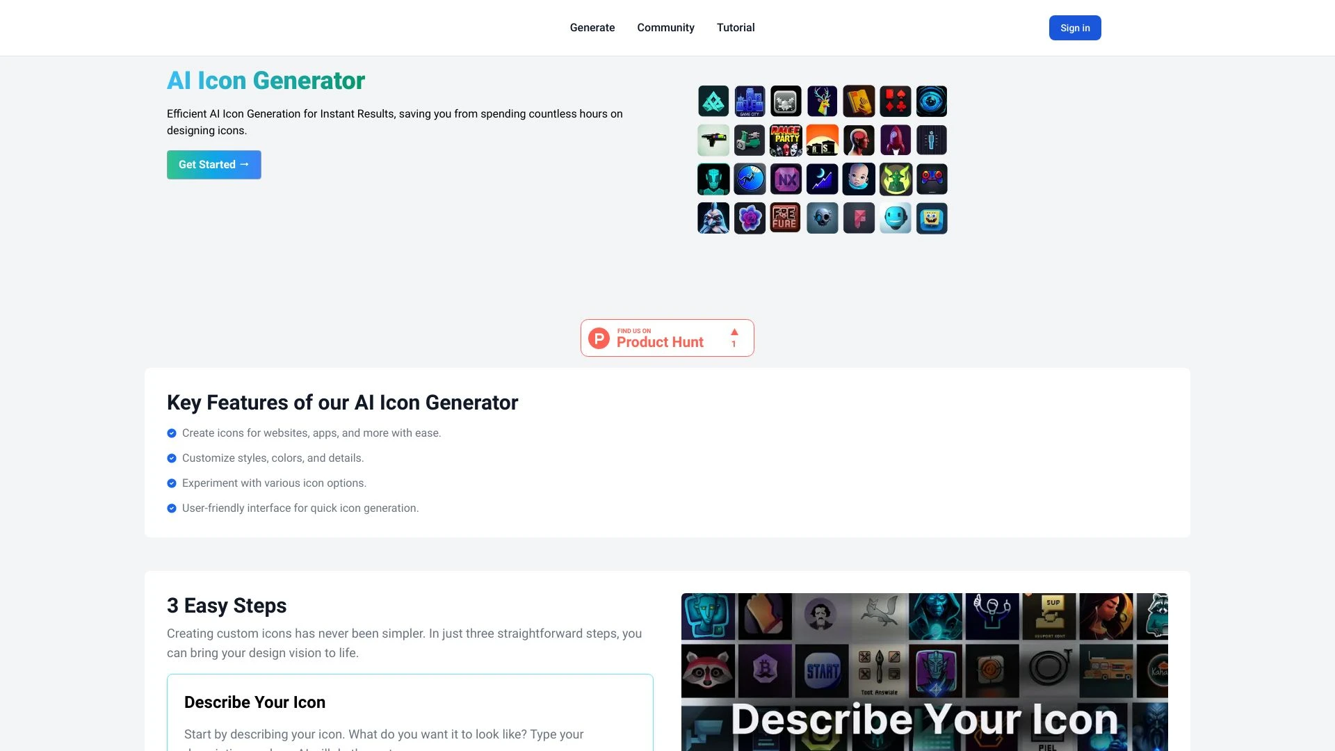 ThemeButler AI Icon Generator - AI Tool Ocean