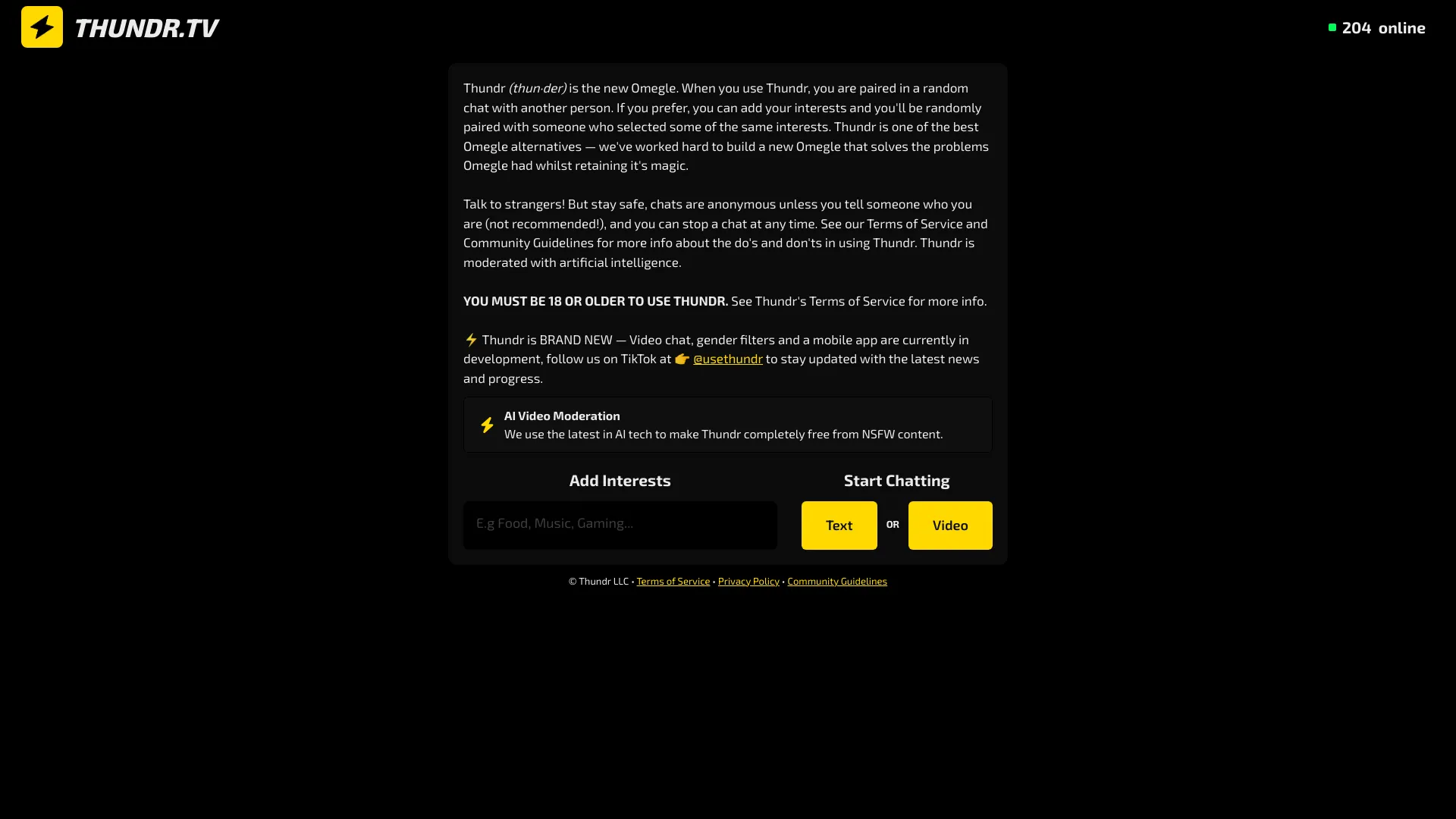 Thundr.tv - AI Tool Ocean